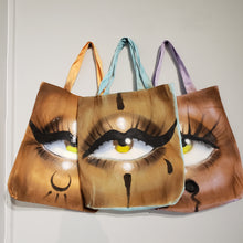 Load image into Gallery viewer, Third Eye Custom Canvas Tote