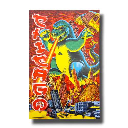 Godzilla V Chicago 11 x 17