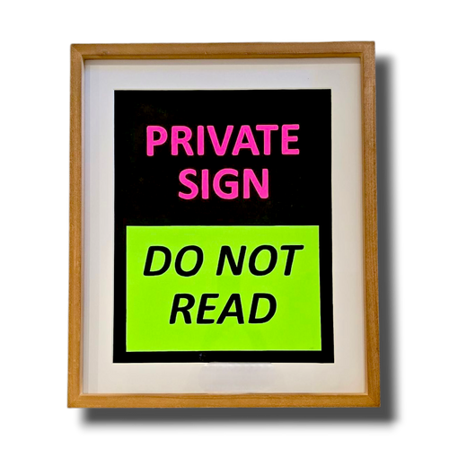 Private Sign