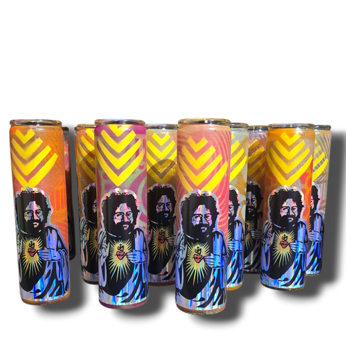 Saint Jerry hologram candles