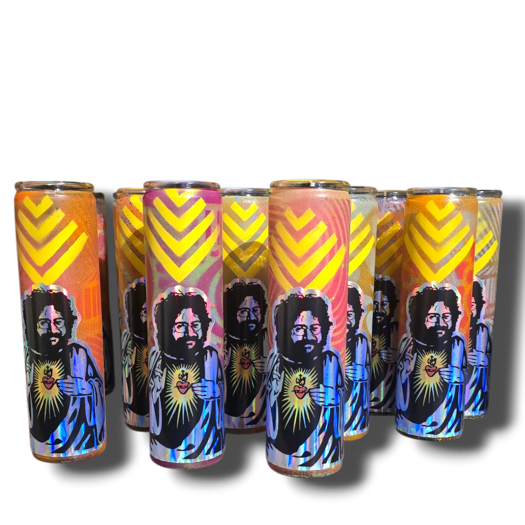 Saint Jerry hologram candles
