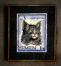 Load image into Gallery viewer, Cat Stamp, 1965