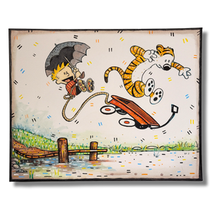 Calvin and Hobbes Bookcovers