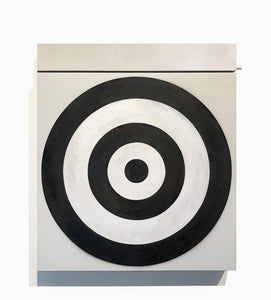 37 Gold Coins (Ode to Jasper Johns - The Black & White Target)
